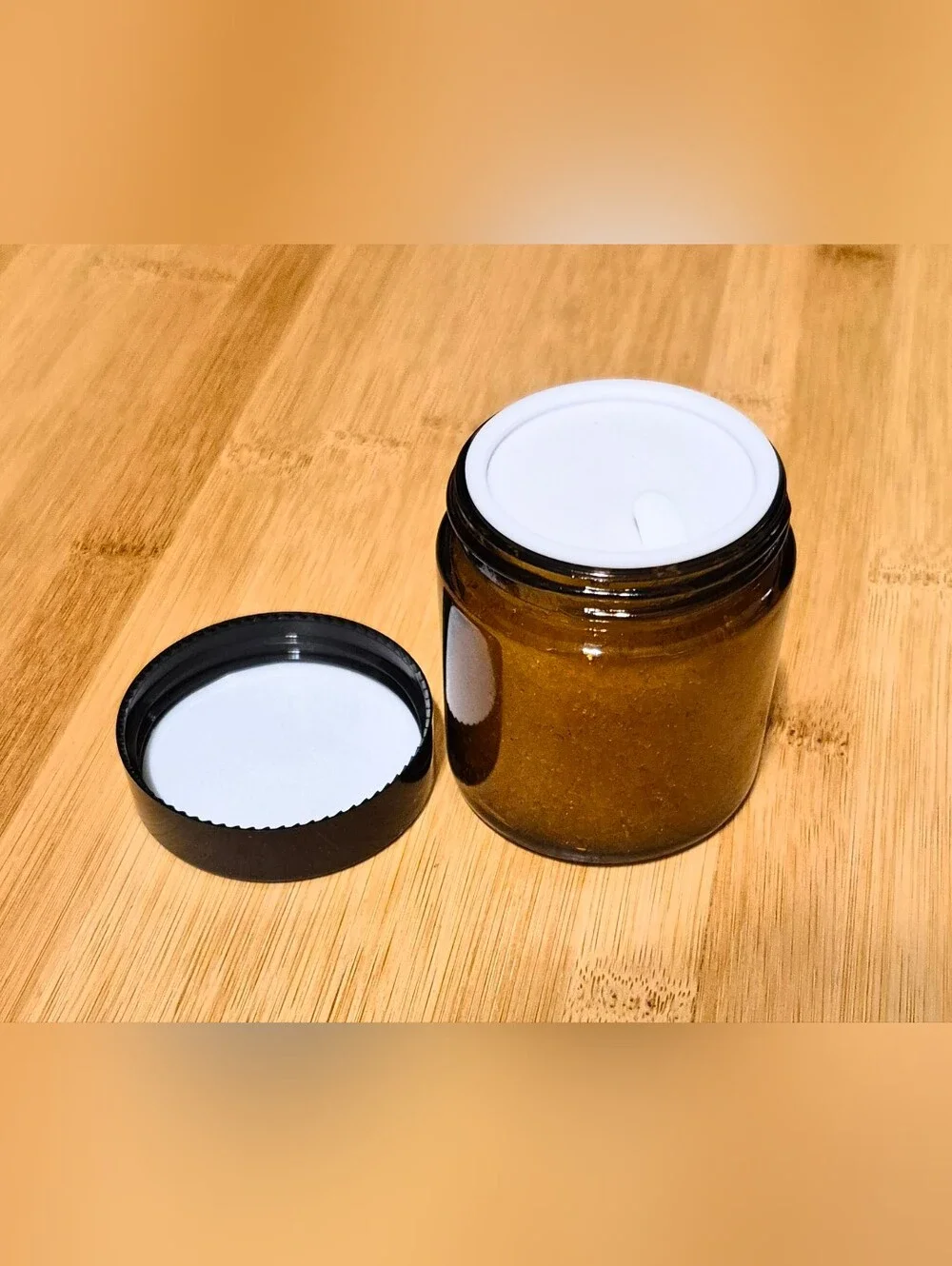 Handmade Mediterranean Sea Salt Scrub With Orange Essential Oil - 4 oz. Jar